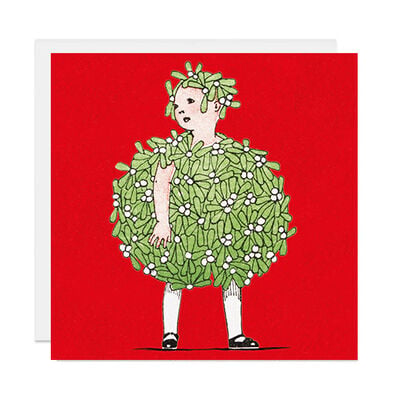 Mistletoe Girl Christmas cards (pack of 8)